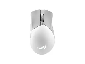 Asus ROG Gladius III Wireless AimPoint Gaming Mouse, Connectivity (2.4GHz RF, Bluetooth, Wired), 36000 DPI sensor, 6 programmable buttons, ROG SpeedNova, Replaceable switches, Paracord cable, White