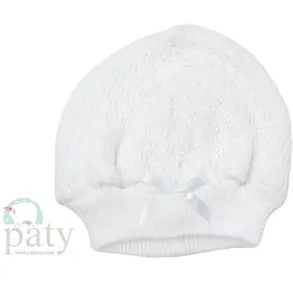Paty Knit Beanie With Bow