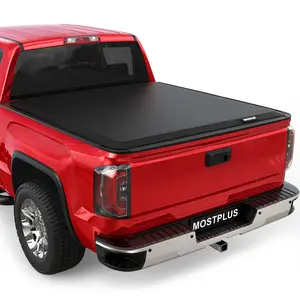 For 1998-2026 Chevy Silverado/GMC Sierra 1500 2500 3500 Truck Bed Soft Roll Up Tonneau Cover