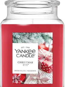 Yankee Candle Christmas Eve, Christmas Scented Candle, 22oz Large Jar with up to 150 Hour Burn Time, Giftable, Holidays