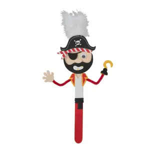 Pirate Craft Stick Craft Kit - Makes 12