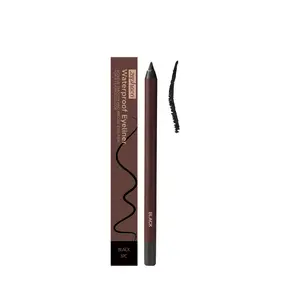 Waterproof Eyeliner Pen, Long-Lasting Smudge-Proof Eye Makeup Products, Smooth Flow Gel Liner, Chocolate Graphite Plum Colors