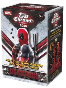 2025 Topps Chrome Marvel Deadpool Blaster Box