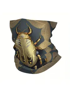 BIIHUDU Beetle Scarf Neckerchief Neck Face Mask for Men - Multifunctional Thin with Beetle, Lightweight Warmth for Weather, &