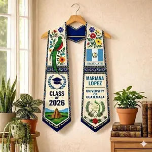 Custom Guatemala Graduation Stole 2026, Personalized Quetzal Grad Sash, University of Guatemala Gift, Latinx Heritage Class of 2026 Stole Graduation Stole