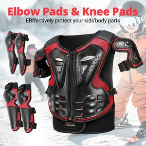 Motorcycle Armor Children's Armor Chest And Back Protection Riding Equipment Off-road Armor Outdoor Sports Protection Equipment Elbow And Knee Protection Riding Armor