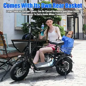 500W Adult Electric Scooter - 20 MPH Top Speed, 30 Mile Range, 14" Vacuum Pneumatic Tires, Alloy Steel Frame, Double Disc Brakes, Rear Basket - Foldable Commuter Scooter for Urban Travel