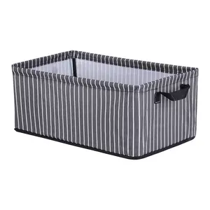 REGALWOVEN Storage Cube, Storage Bin with Handles for Shelves Closet, 1 Pack Sturdy Foldable Storage Basket for Organizing Clothes Blanket 18.5"x11"x7.9"