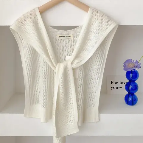 Women's Solid Color Open Front Cape Cloak Sleeve Knit Shawl, Lightweight Knitwear, Casual Knitwear, Casual Fabric Knitwear, Casual Scarf for All Seasons, Casual Everyday Wear, Knitwear Accessories for Women