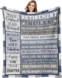 Retirement Gifts for Men 2024, Retirement Gifts for Men, Retirement Blanket, Retired Gifts for Men, Best Retirement Gifts for Coworkers, Doctors, Nurses, Teachers, Boss Throw Blankets 50"X60"