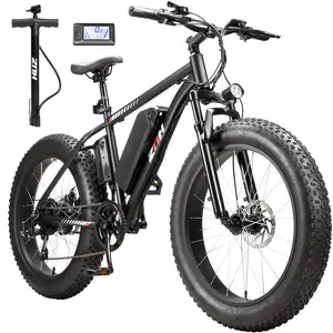 ZNH 2026 New 24-Inch Adult Mountain Commuter Bicycle - 1000W Peak Brushless Motor, 48V 13Ah Removable Battery, Off-Road, Hydraulic Suspension, UL2849 Certified, Outdoor Sport Ebike