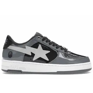 BAPE Men's A Bathing Ape Bape Sta #1 Grey Basketball Shoes, from StockX