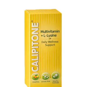 Calpitone Multivitamin & L-Lysine Daily Wellness Support with Vitamin Amino Acid & Vitality Formula Dietary Supplement