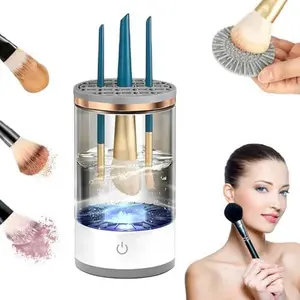 Electric Makeup Brush Cleaner - Efficient Electric Makeup Brush Cleaner Machine for Thorough Brush Cleaning, Ideal for Makeup Artists & Enthusiasts