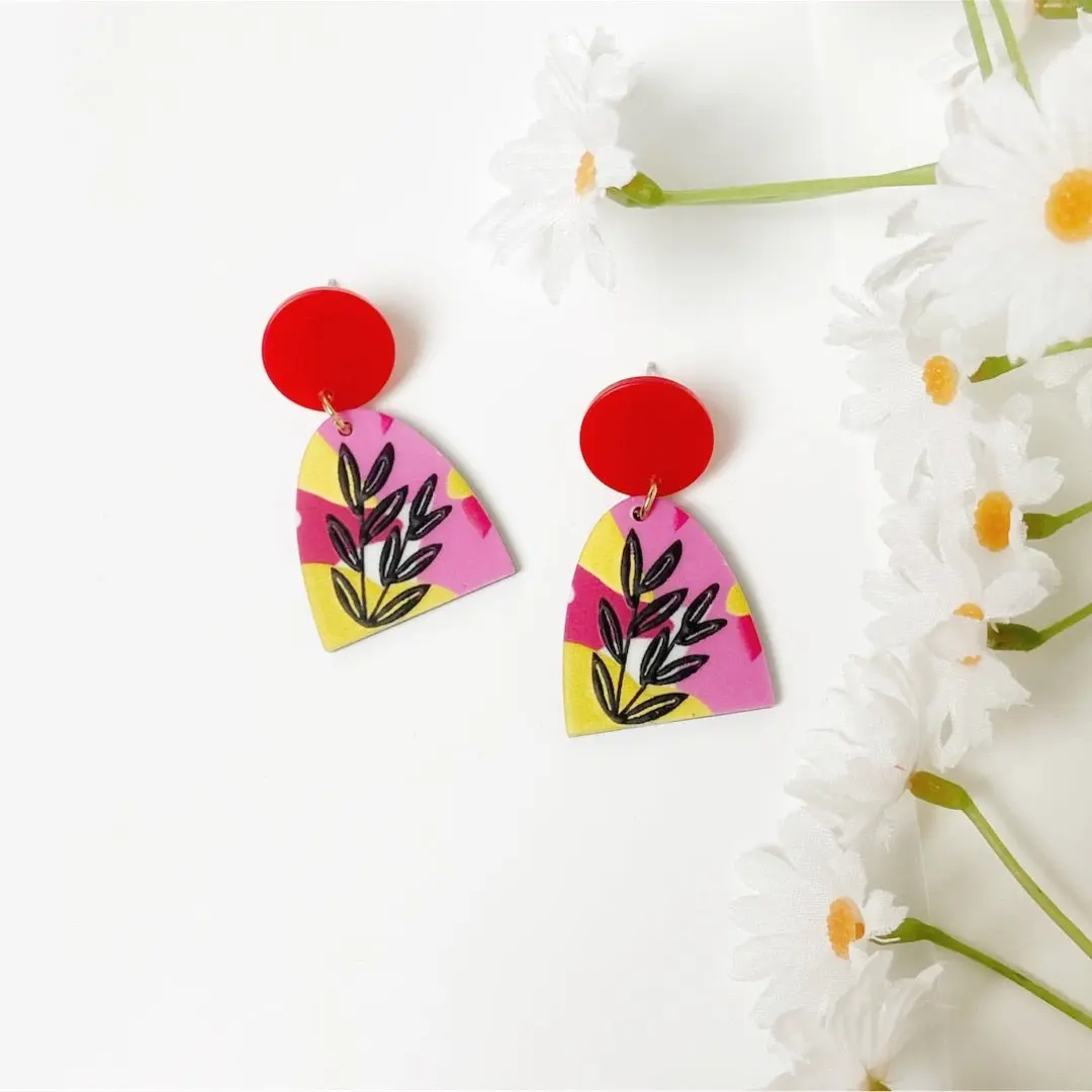 BLOSSOM Handmade Resin Earrings