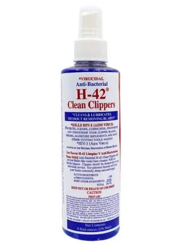 H-42 Virucidal Anti-Bacterial Clean Clippers Spray 8 oz.