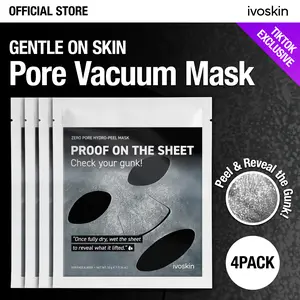 [IVOSKIN] ZERO PORE Hydro-Peel Mask (4 pack)
