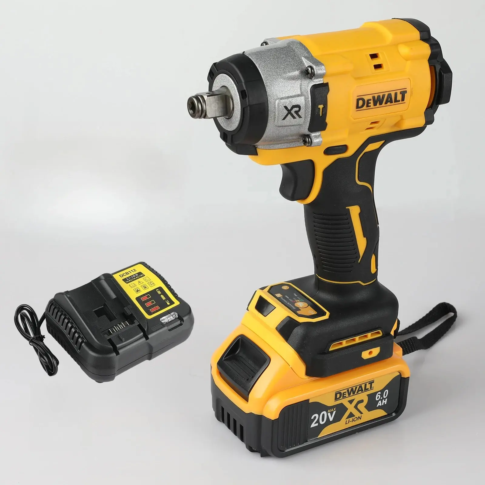 2026 DEWALT DCF922 20V Lithium Power Wireless Impact Wrench, 1/2" Drive, 406Nm Reverse Torque, 2500 RPM, Rechargeable Universal Battery Tool for Automotive Maintenance & Car Repair, Automotive Maintenance Tools