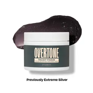Overtone Twilight Titanium Color Depositing Treatment Mask Haircare Jojoba Nourishing Silver Tone Depositing Formula