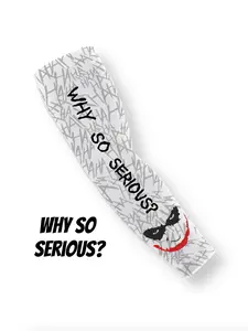 Why So Serious? Arm Sleeve Baseball Football Basketball