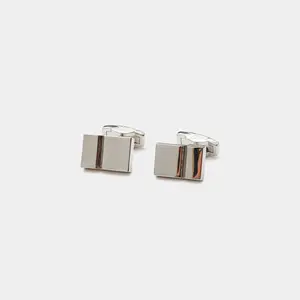 Bricked Silver Cufflinks