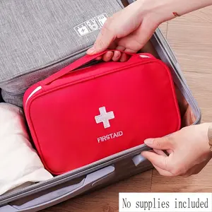 Portable Travel First Aid Kit, Lightweight Zipper Rescue Bag, Simple Medical Bag, Multifunctional Storage Bag, Home Outdoor Medicine Box