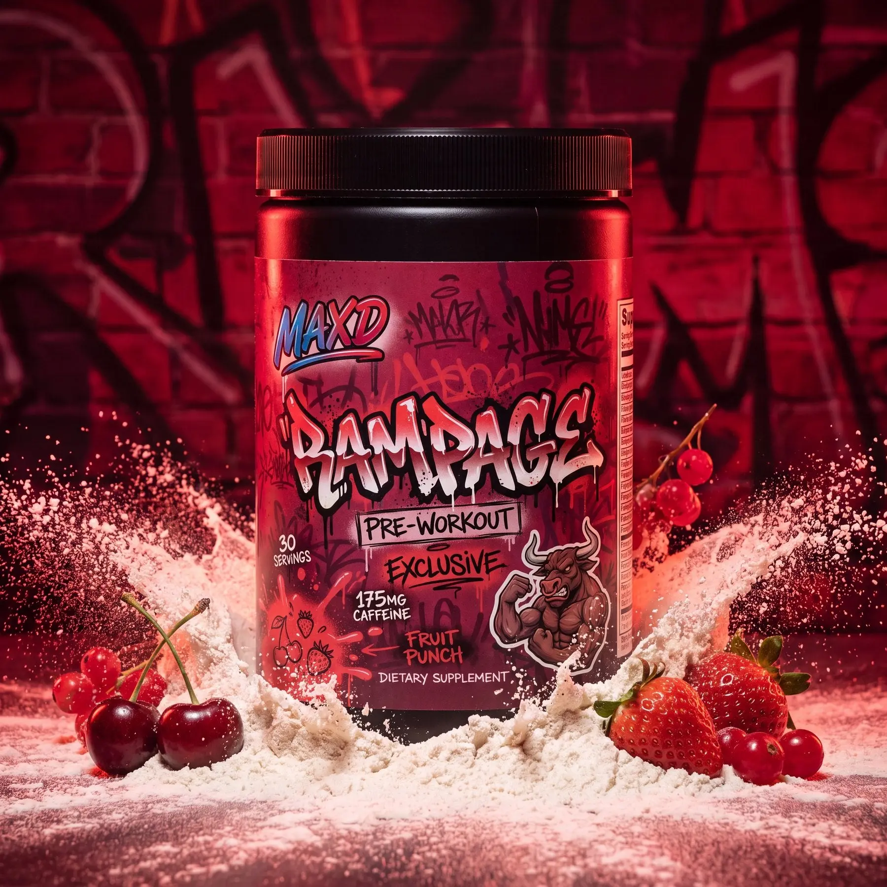 RAMPAGE- Pre-Workout (Fruit Punch)