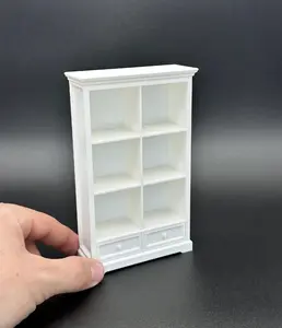 1/12 Scale 2 Drawer 3 Shelf Mini Bookcase / Mini Books / Bookshelf / Miniatures