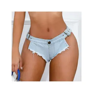 Women's Plus Size American Retro Low-Waist Denim Hot Pants - High-Stretch Elastic Slim Bottoms, Basic Casual Style for Curvy Ladies, Ideal for Spring & Summer