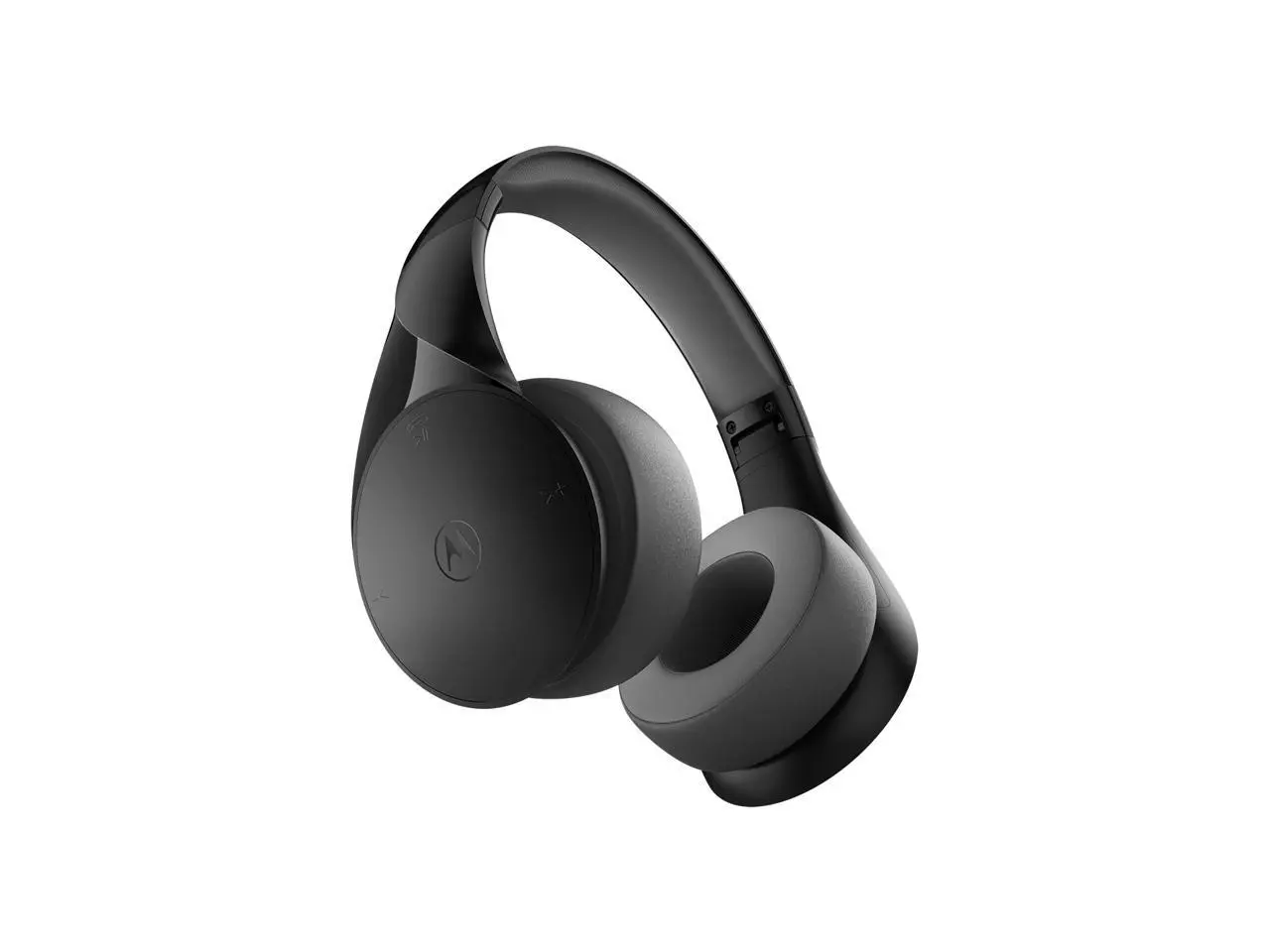 MOTOROLA XT500+ Wireless Over Ear Bluetooth Headphones with compact fold design, Black