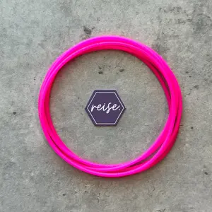 Solid Color Stack - NEW COLOR: Pinky Promise / Hot Pink Bracelet Stack / Silicone Jelly Bracelets