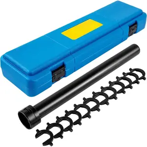 Inner Tie Rod Tool Kit, 13 Pcs Tie Rod Removal Tool, 13 Pcs Crowfoot Adapters Inner Tie Rod Tool Set, 1/2 Inch Drive Tube Tie Rods Tool, Heavy-Duty Steel Inner Tie Rod Removal Tool for Vehicle