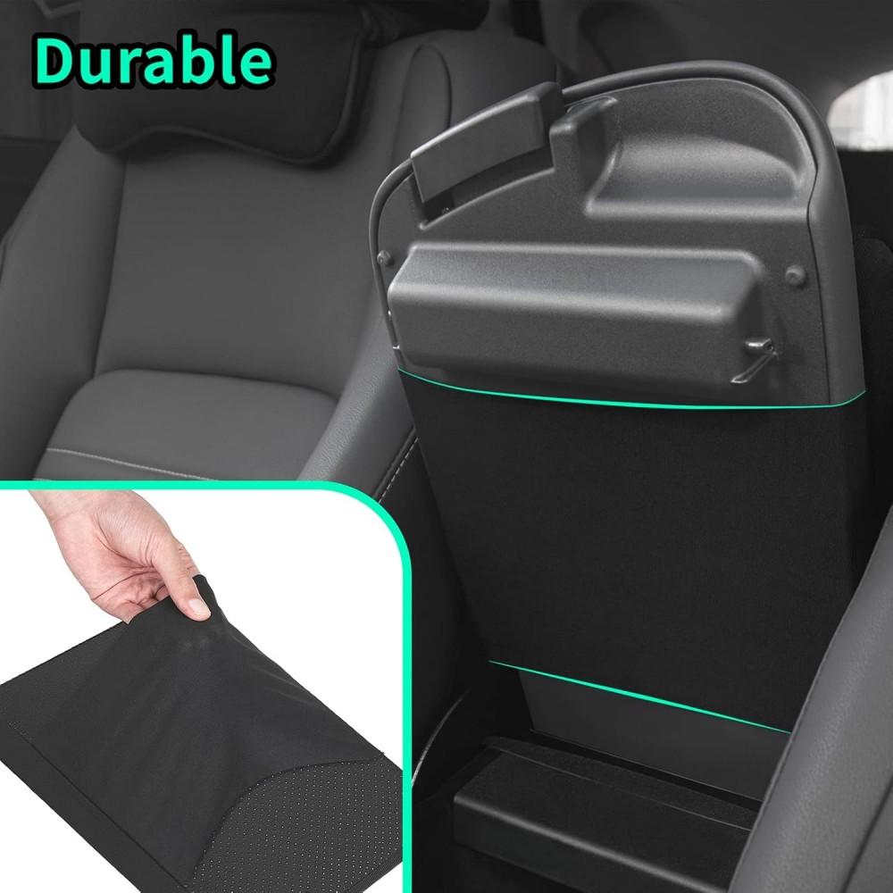13" x 8" Car Center Console Armrest Cushion Pad Black, Premium Memory Foam, Pressure Relief Comfort, Universal Automotive Armrest Cover Protector for Sedans SUVs Trucks Vans, Anti-Scratch Car Interior Accessories