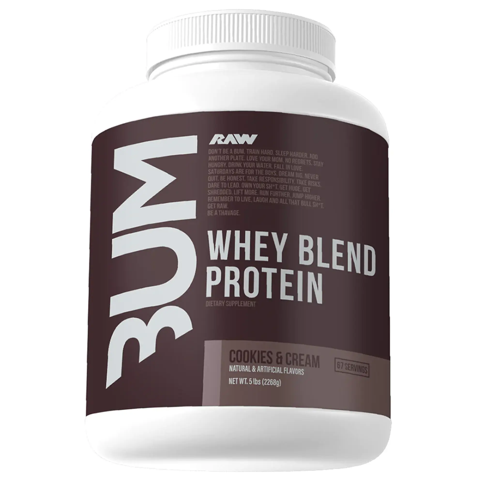 Raw Nutrition CBUM Whey Blend (5 Lbs 69 Servings)