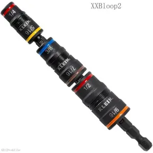 Tools 32933 Impact Driver, SAE 7-in-1 Impact Rated Socket Set, 3 Flip Sockets with 6 Hex Driver Sizes and 1/4-Inch Bit Holder, 5-Inch ShaftEverlanelnspired17XXBloop210AB12PeakVibe
