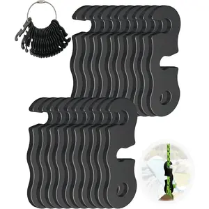 A set of 20 Tensioner Aluminum Alloy Camping Tent Rope Adjuster Guyline Aluminum Cord Adjusters Tensioners Wind Rope Buckles for Camping Hiking Backpacking Outdoor Activity (Black) - Home Improvement.