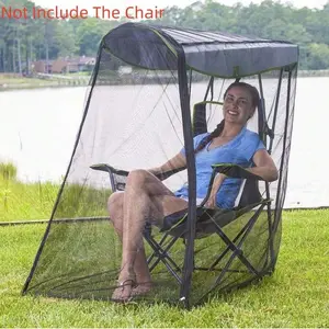 Mosquito Net Cover For Canopy Chair(Excluding Chair), Insect Repellent Mosquito Net,Outdoor Rectangle With Zipper Opening Mesh Netting For Fishing Camping Chairs Outdoors,Easy To Install