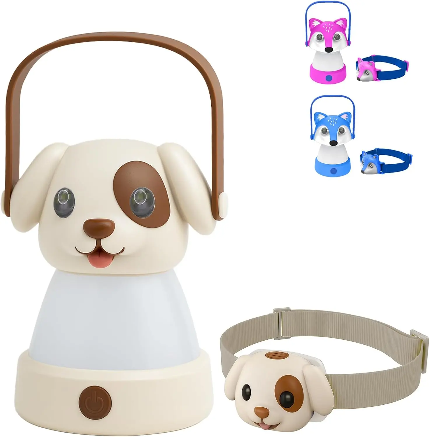 Kids Camping Essentials – LED Kids Lantern and Rechargeable Kids Headlamp Set | Multiple Purposes Kids Nightlight/Flashlight Toys –Holiday, Halloween N Birthday Gifts for Toddlers