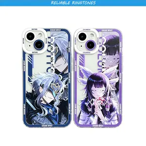 Genshin Impact Phone Case Transparent Shell Mobile Phone Covers For iPhone 17 16 15 14 13 12 11   - The Fashionable Design Phone Case Best New Year Gift For Fans!