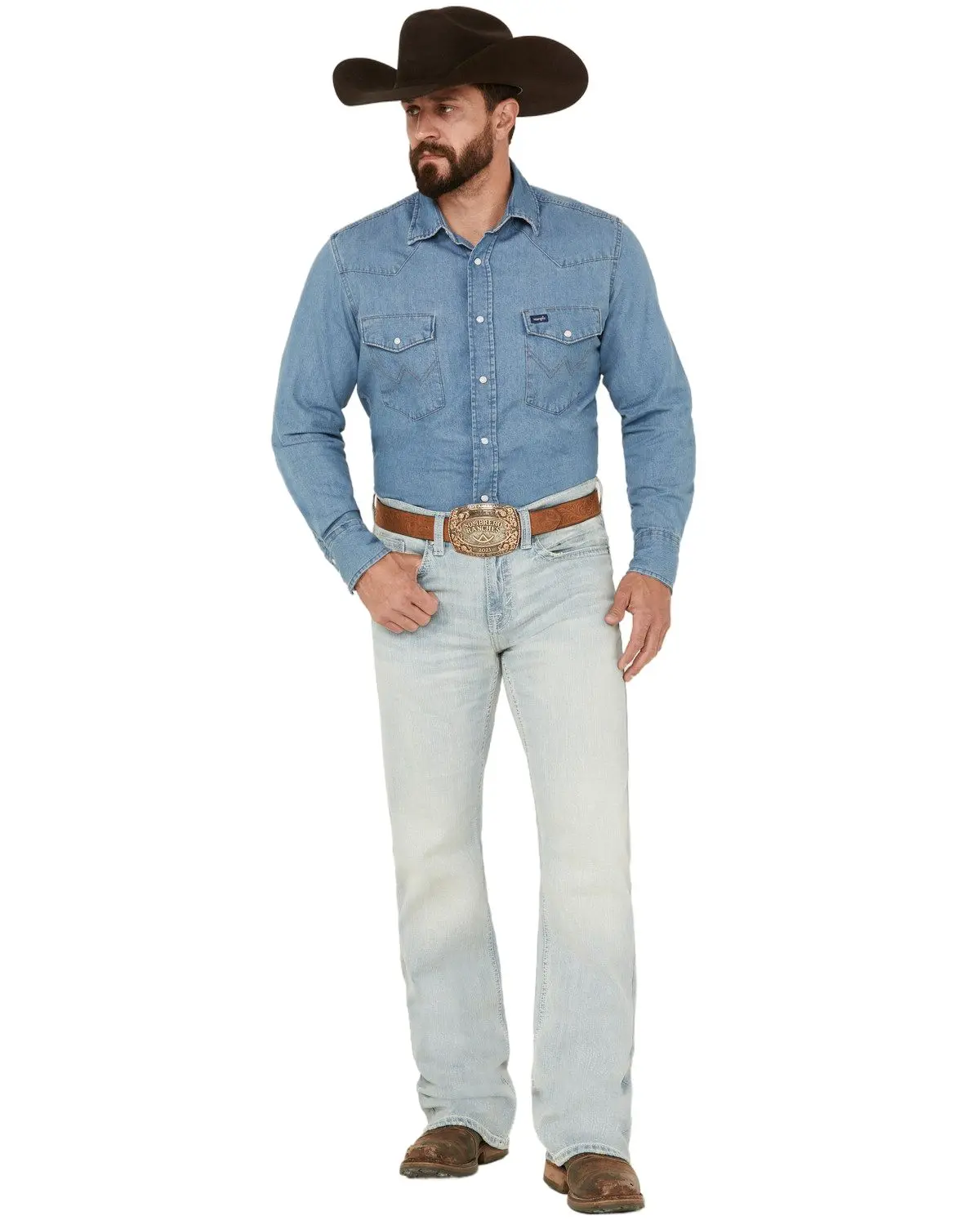 Cody James Men's Men'S Pioneer Wash Wyatt Slim Bootcut Stretch Denim Jeans - Cjsu23j83-Ltw Cody James Men's Men'S Pioneer Wash Wyatt Slim Bootcut Stretch Denim Jeans - Cjsu23j83-Ltw