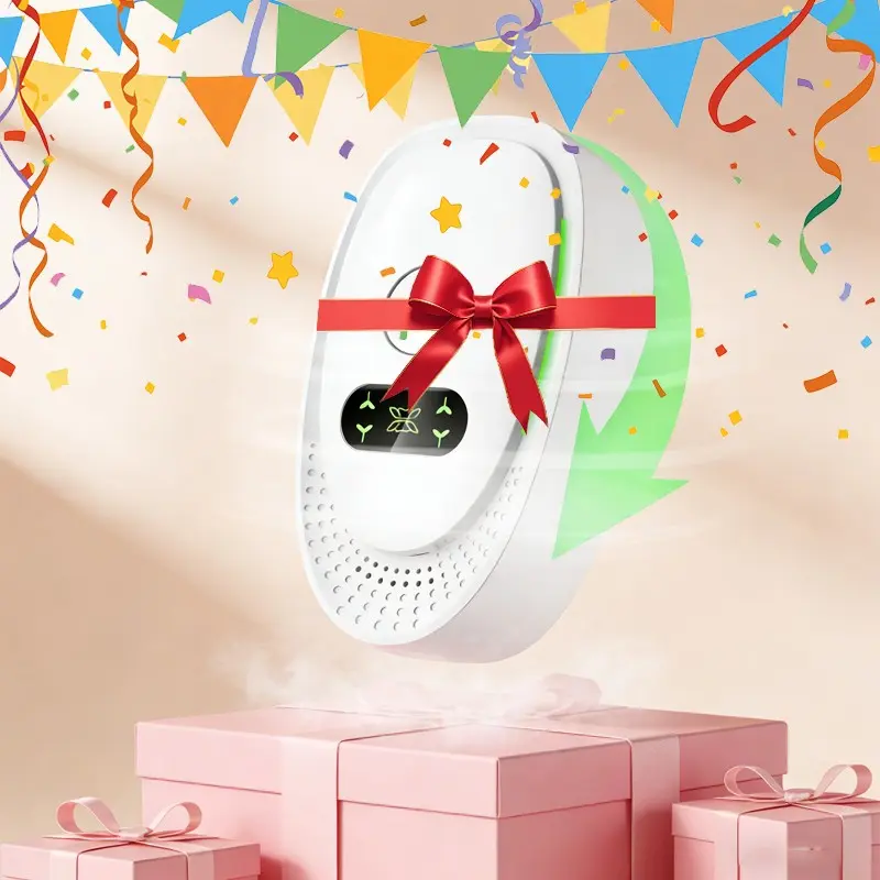 New Air Purifier Formaldehyde Smoke Dust Cleaner, Portable Ozone Disinfector, Suitable for Home Office Car Bedroom, Low Power Anti-Allergy