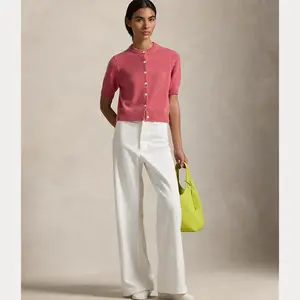 Polo Ralph Lauren - Cashmere Crewneck Short-Sleeve Cardigan