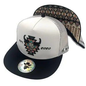 De Rancho Craneo Cotton Hat (White/Black)