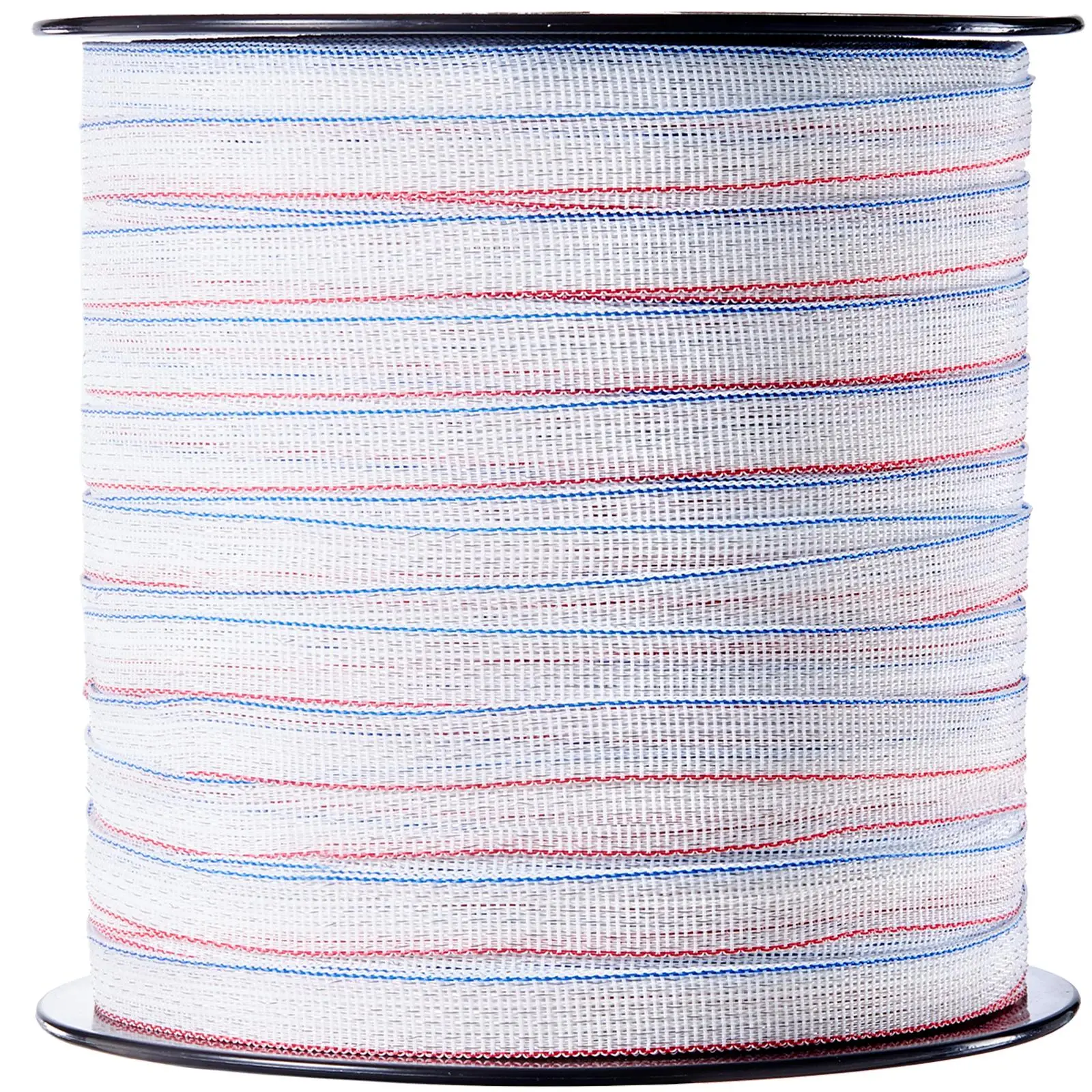 【Summerfinds】VEVOR Electric Fence Polytape, 3/4" Width 1640 ft/500m HDPE Fiber High-Vis Hot Wire with 6 Stainless Steel Strands, 180 lbs Capacity, UV-Resistant, Rust-Proof, Outdoor, High Conductivity, Easy Installation, Portable Horse Protection, Animal D