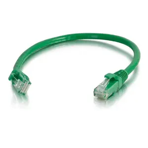 C2G 27170 1ft (0.3m) Cat6 Snagless Unshielded UTP Ethernet Network Patch Cable - Green