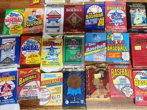 100 Vintage Baseball MLB Cards In Factory Sealed Packs Unopened Lot Rookie HOF 80s 90s