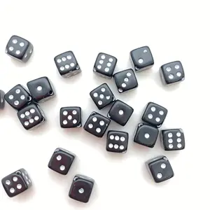 Dice Bead 9mm Jet