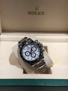 Rolex Daytona 40 mm Panda Dial Ceramic Bezel Stainless Steel Watch