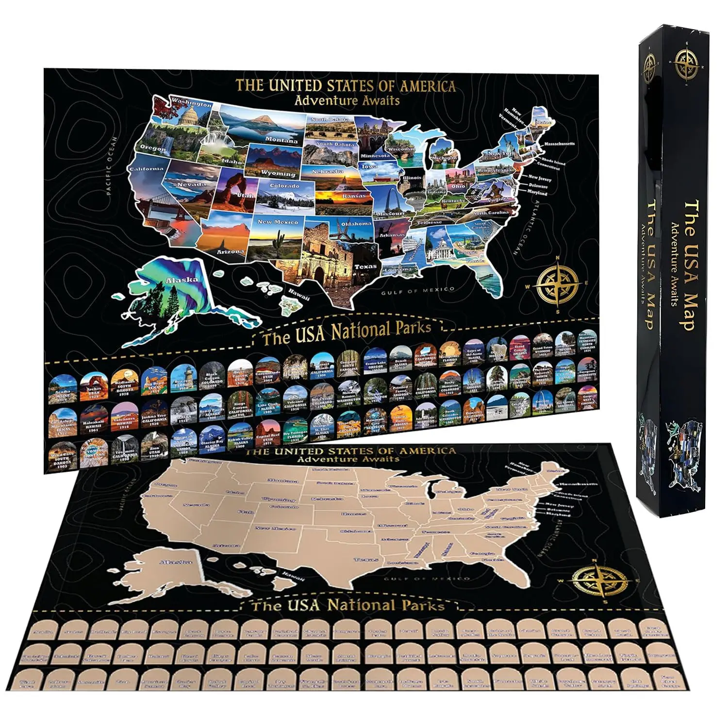 Scratch Off Map of , All 63  National Parks Scratch Off Poster, Scratch Off World Map, Travel Scratch Off Map,  Map for Travel , Valentine , Valentine Gifts For Her, Valentine  For Men