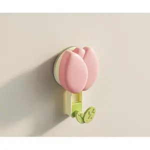 Tulip Strong suction cup hook - no punching adhesive hook towel rack, Wall Mounted Hook, universal for kitchen and bathroom walls, vacuum adsorption is not easy to fall off